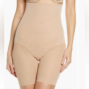 Honeylove SuperPower Compression Shapewear Short Tan XL